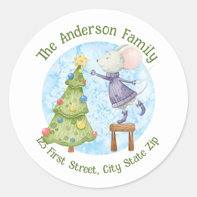 Adesivo Árvore aquática Árvore natalícia Fúcula Arte Gráfi (Frente)