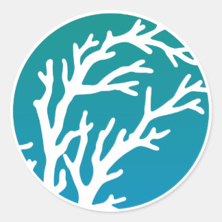 Adesivo Árvore Azul das Rodas de Creme