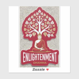 Adesivo ​Árvore Bodhi Antiga e Vinil Dhamma de Buda Sukiti