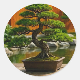 Adesivo Árvore Bonsai do Dragão do Equilíbrio