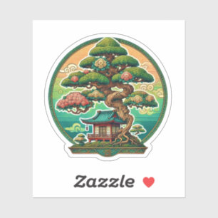Adesivo Árvore Bonsai Japonês