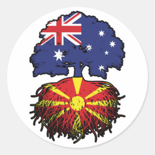 Adesivo Árvore da Austrália macedônia australiana