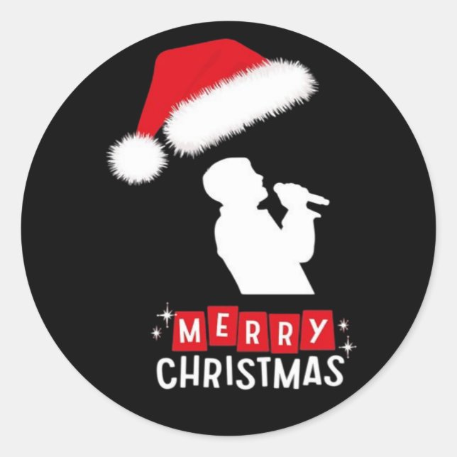 Adesivo Árvore da Biblioteca de Feliz Natal (Frente)