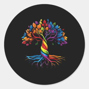 Adesivo Árvore da Vida Arco-Íris Lgbt Gay Orgulho Lésbico