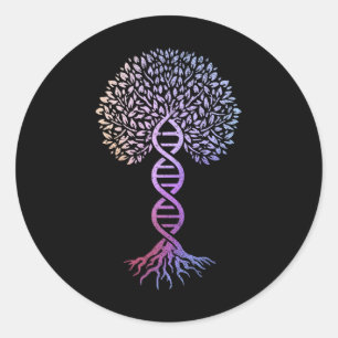 Adesivo Árvore da Vida Dna Science Genetics Earth Day