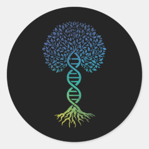 Adesivo Árvore da Vida Dna Science Genetics Earth Day