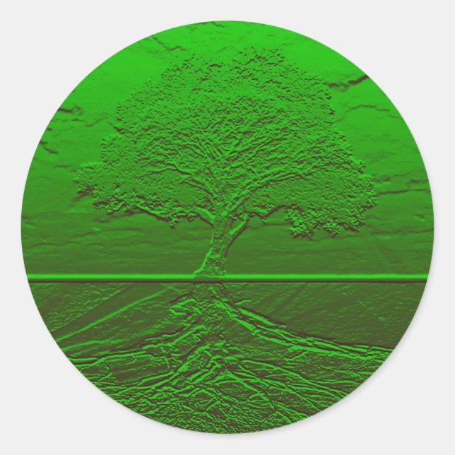 Adesivo Árvore da Vida Energia Verde (Frente)