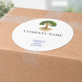 Adesivo Árvore da vida útil Logotipo comercial Material de