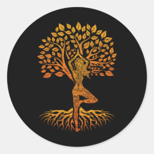 Adesivo Árvore Da Vida Yoga Chakra Haka, Clic Fit, Gola Re