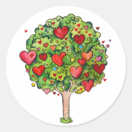 Adesivo Árvore de amor