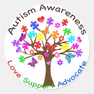 Adesivo Árvore de Consciência do Autismo