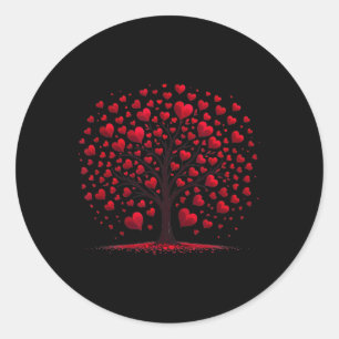 Adesivo Árvore De Corações Do Amor De Coração Do Dia Dos N