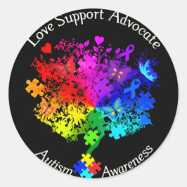 Adesivo Árvore de Espectro Autismo