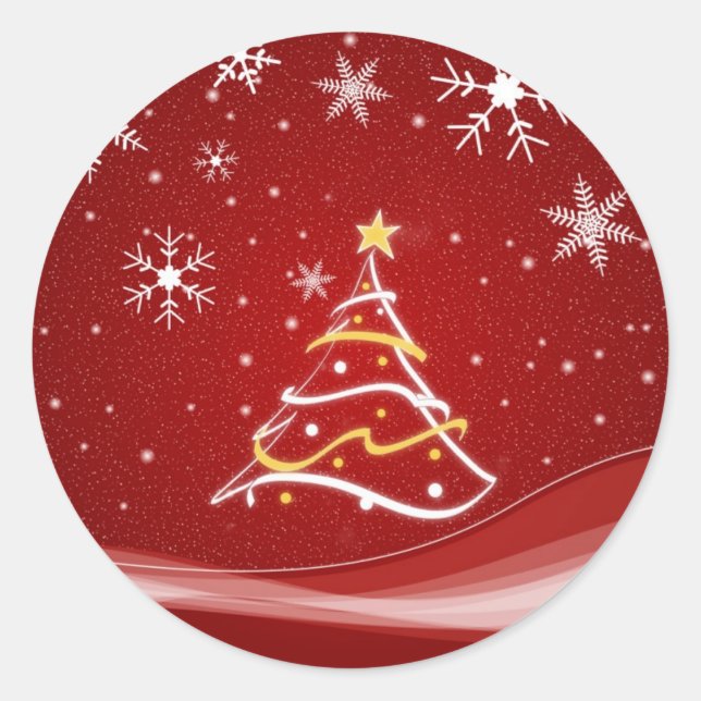 Adesivo árvore de Natal (Frente)