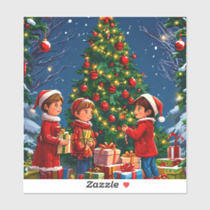 Adesivo árvore de Natal