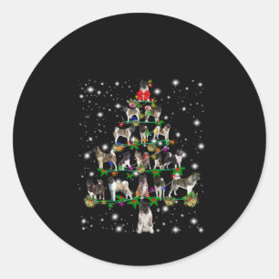 Adesivo Árvore De Natal Akita Coberta Por Flashli