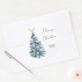 Adesivo Árvore de Natal aquarela moderna