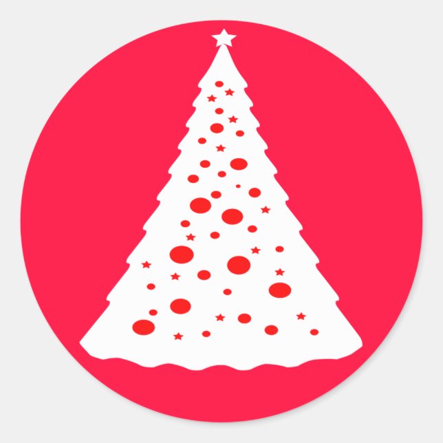 ADESIVO ÁRVORE DE NATAL BRANCO (Frente)