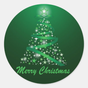 Adesivo Árvore de Natal Brilhante