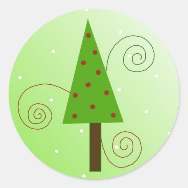 Adesivo Árvore de Natal Caprichosa (Frente)