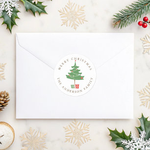 Adesivo Árvore de Natal Caprichosa com enfeites