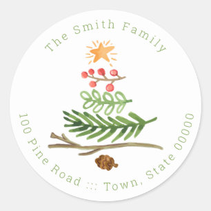 Adesivo Árvore de Natal da Wessler de inverno