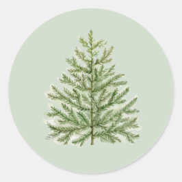 Adesivo Árvore de Natal de Aquarela
