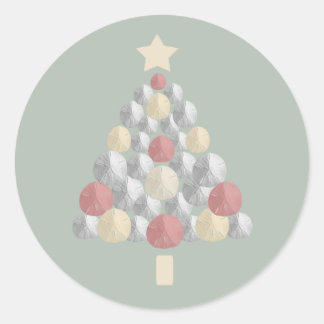 Adesivo Árvore de Natal de Dólar de areia (verde)