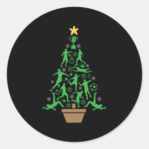 Adesivo Árvore de Natal de Futebol masculino