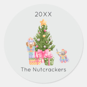 Adesivo Árvore de Natal de Noz-Cracker