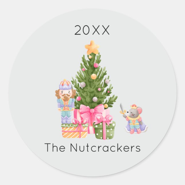 Adesivo Árvore de Natal de Noz-Cracker (Frente)