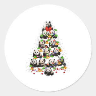Adesivo Árvore de Natal de Panda Bonita Dar Decoração d