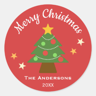 Adesivo Árvore de Natal de Starlight muito Feliz