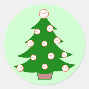 Adesivo Árvore de Natal do basebol