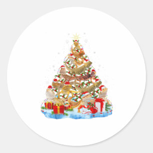 Adesivo Árvore de Natal do Dragão Engraçado