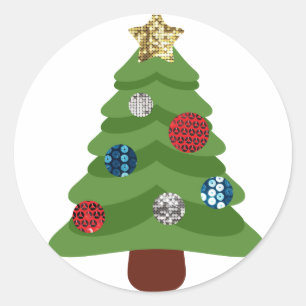 Adesivo árvore de Natal do emoji