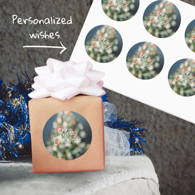 Adesivo Árvore de Natal do estilo Vintage (Criador carregado)