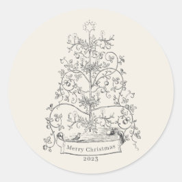 Adesivo Árvore de Natal do Mundo Antigo