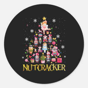 Adesivo Árvore de Natal do Quebra-Nozes Ballet Dança Mulhe