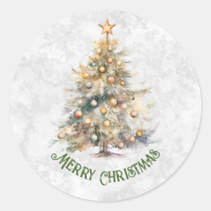 Adesivo Árvore de Natal em Aquarela