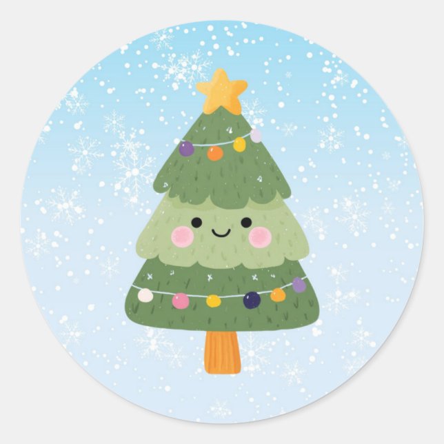 Adesivo Árvore de Natal Festiva Festiva Festiva Festiva (Frente)