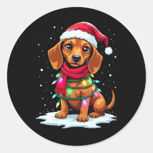 Adesivo Árvore de Natal Fresca Fora de Natal Fofo Santa Lu