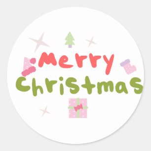 Adesivo Árvore de Natal Groovy Letras Balão   