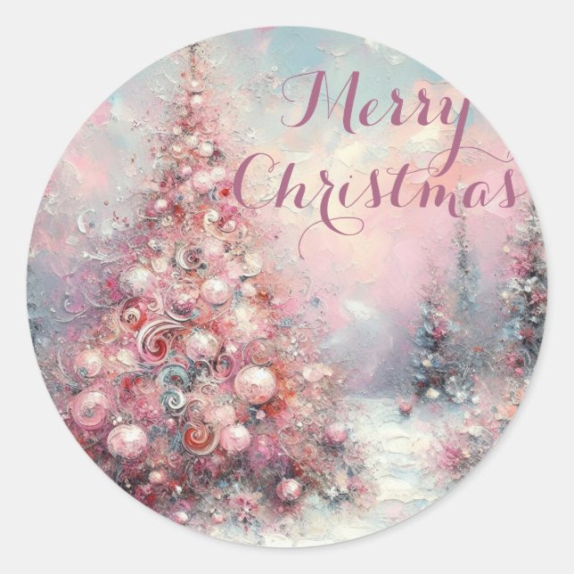 Adesivo Árvore de Natal Impressionante e Impressionante (Frente)