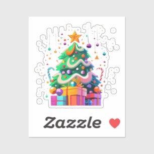 Adesivo Árvore de Natal Magia Radiance