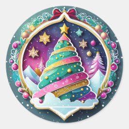 Adesivo Árvore de Natal Mágica