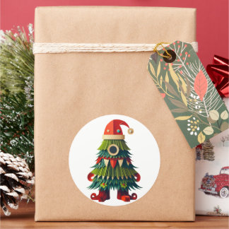 Adesivo Árvore de Natal monstro Artes em papel 