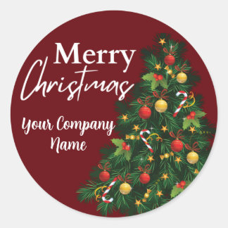 Adesivo Árvore de Natal Personalizada de Feliz Natal Feria