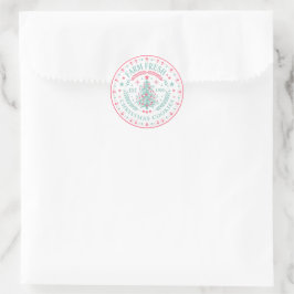 Adesivo Árvore de Natal personalizada e elegante