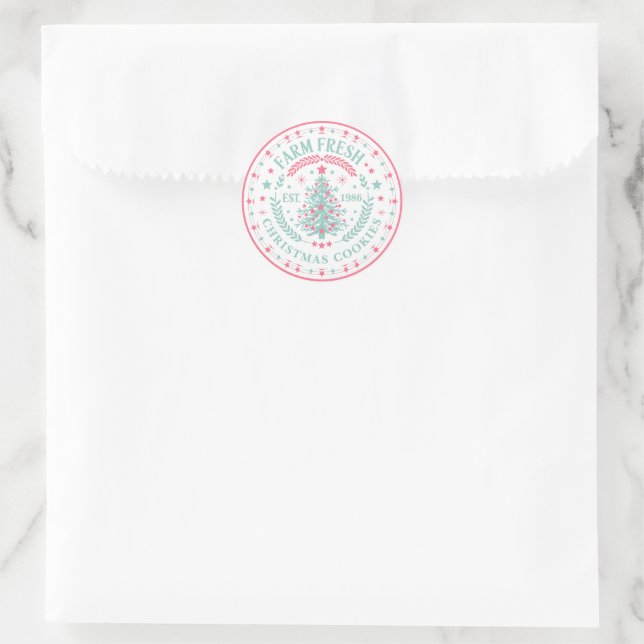 Adesivo Árvore de Natal personalizada e elegante (Bolsa)